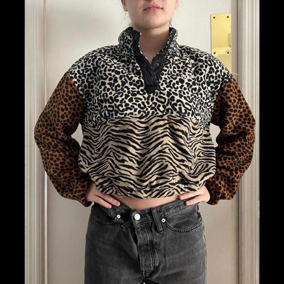 Vans Animal Print Half-Zip Pullover - Picture 3 of 12